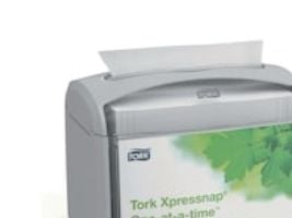 Tork Xpressnap Tabletop - Serviettdispenser - Størrelse 20.1 x 15 cm - Høyde 15.5 cm - lysegrå