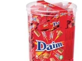 Chokolade Marabou Mini 10g - 2kg i plastcylinder