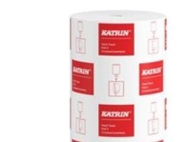Handduksrulle Katrin Classic S 1-lagig 205 mm x116 m utan hylsa Operforerad - (kartong med 12 rullar)