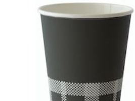 Duni - Kopp - 35 cl - avhendbar - svart (en pakke 50)