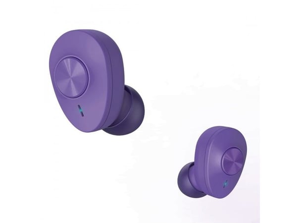 Hama Freedom Buddy - True wireless-hörlurar med mikrofon - inuti örat - Bluetooth - lila