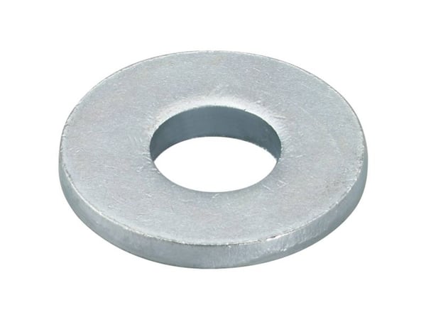 Fischer 24649, Flat skive, Galvanisert stål, Sinkstål, Rustfritt stål, Rund, 3 mm, 1,25 cm