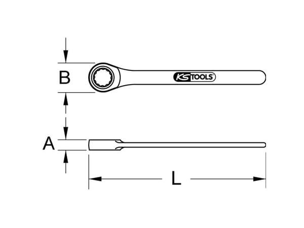 KS Tools 964.1041, 1 styck, 315 mm, 840 g
