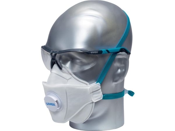 Uvex 9183265, Skyddsglasögon, Antracit, Blå, Polykarbonat, 1 styck