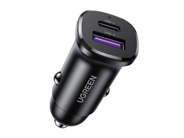 Ugreen EC305 USB-C + USB billader, 30W (svart)