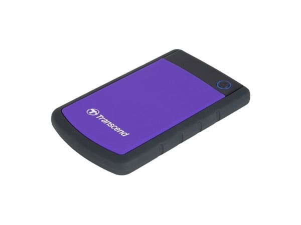Transcend StoreJet 25H3P - Festplatte - 1 TB - extern - 6,4 cm (2,5") - SuperSpeed USB - 5400 U/min - Puffer: 8 MB - briljant lila (TS1TSJ25H3P)