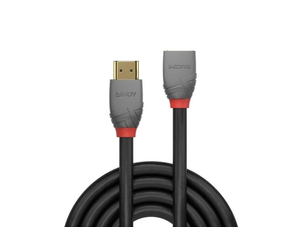 Lindy 36478, 3 m, HDMI Type A (Standard), HDMI Type A (Standard), 3D, 18 Gbit/s, Svart