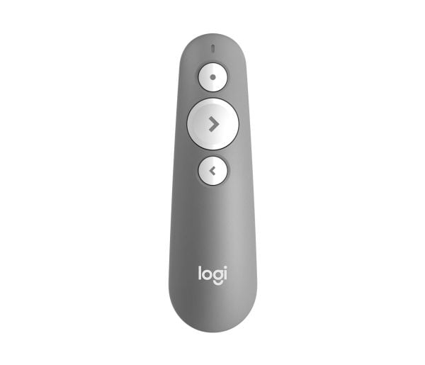 Logitech R500s - Presentationsfjärrkontroll - 3 knappar - mellangrå