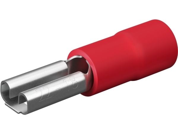 Goobay 17000, Rörkoppling, Rak, Honkoppling, Röd, 10 A, 0,8 mm