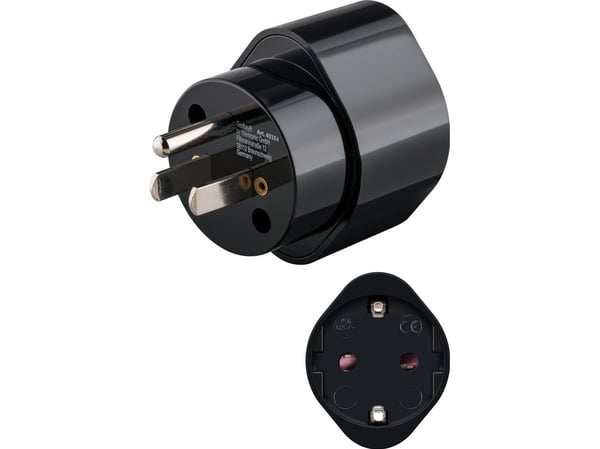 Goobay 45354, Tyyppi B, Tyyppi F, 250 V, 13 A, Musta, 3250 W