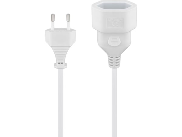 Goobay 50509, 5 m, Strömkontakt typ C, Strömkontakt typ C, H03VVH2-F, 250 V
