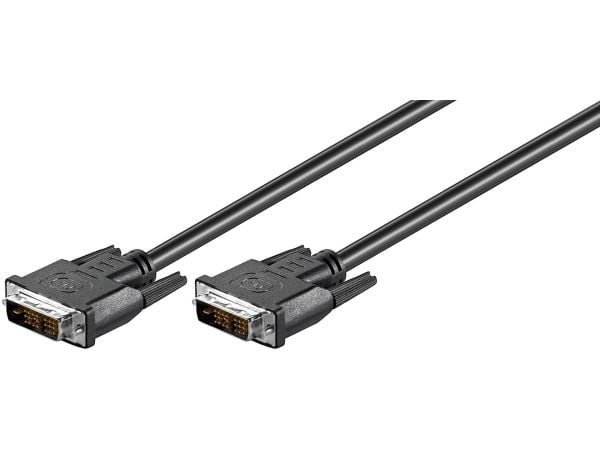 Goobay MMK 120-200 18+1 DVI-D 2m, 2 m, DVI-D, DVI-D, DVI-D, musta, uros/naaras