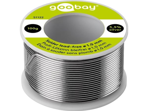 Professionell lödtenn blyfri, ø 1,0 mm, 100 g
