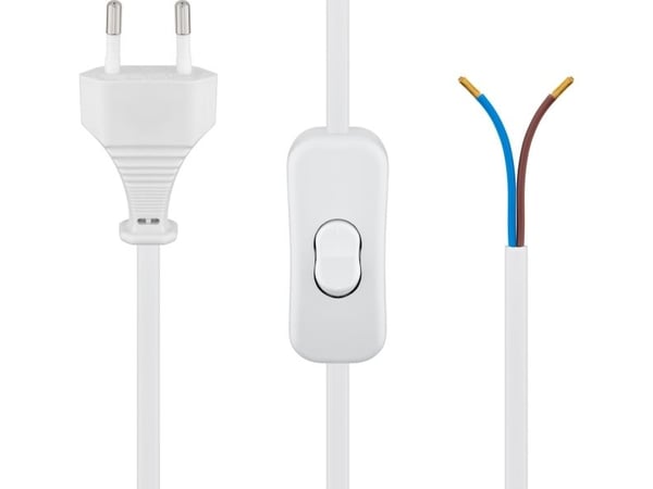 Goobay 51349, 1,5 m, Strömkontakt typ C, H03VVH2-F, 250 V