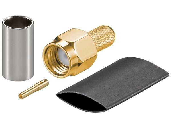 Goobay 51697, SMA, RG-58, RG-58, Hankjønn, Hankjønn, 50 O