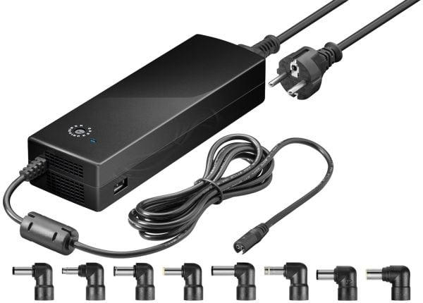 goobay NTS 150 W multi USB EuP 8.5A - Strømadapter - AC 100-240 V - 150 watt - svart