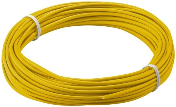 goobay - Bulkkabel - 0.14 mm² - 10 m - gul - tvinnad