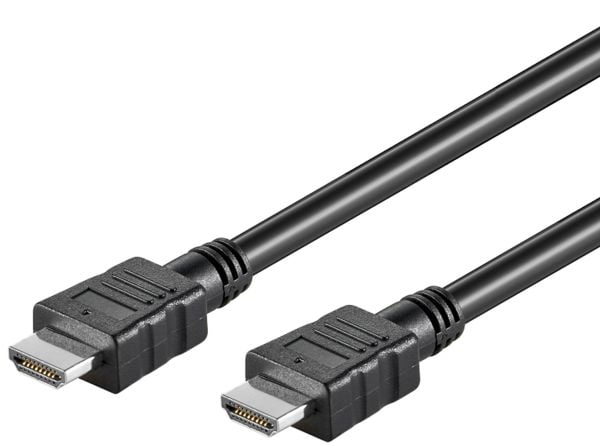 Goobay 58444, 7,5 m, HDMI Type A (Standard), HDMI Type A (Standard), 3D, 10,2 Gbit/sek, musta