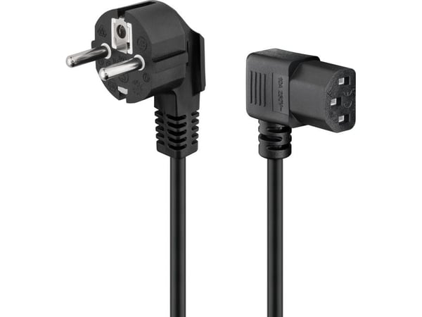 Goobay 59568, 1,8 m, Strömkontakt typ F, C13 coupler, H05VV-F3G, 250 V