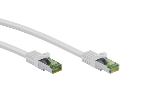Goobay 61106, 3 m, Cat8.1, S/FTP (S-STP), RJ-45, RJ-45, Hvit