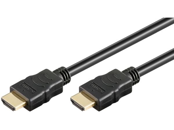 Goobay 61161, 5 m, HDMI Type A (Standard), HDMI Type A (Standard), 3D, 18 Gbit/sek., Svart