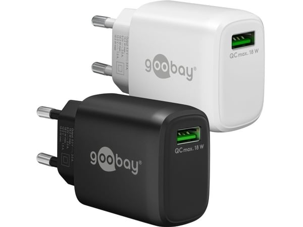 Goobay 61671, Innendørs, AC, 3 A, Sort