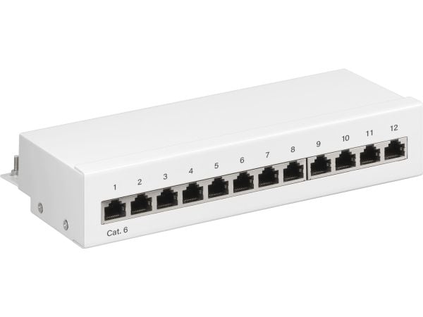 Goobay 62070 - RJ45 - Cat6 - 22/26 - Vit - 212 mm - 109 mm (62070)