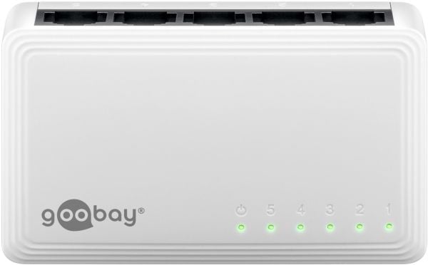Goobay 5-Port Gigabit Ethernet Netzwerk-Switch (64563)