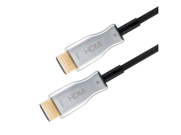Goobay 65570, 50 m, HDMI Type A (Standard), HDMI Type A (Standard), 3D, 18 Gbit/sek, musta, hopea