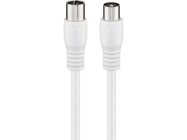 Goobay 66613, 1,5 m, 3C-2V, Valkoinen