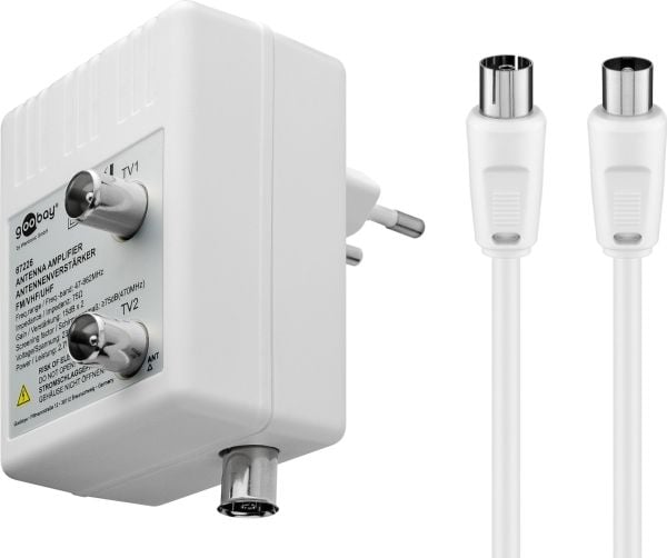 goobay Two-Device Antenna Amplifier - Antennsignalförstärkare för TV