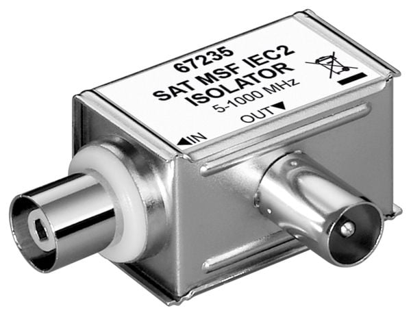 Goobay 67235, Coaxial, Coaxial, Hopea