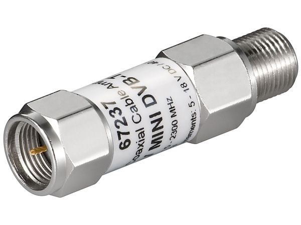wentronic SAT V - RF-adapter - F-kopling hann til F-kopling hunn - koaksial