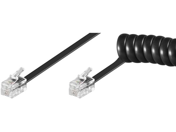 Goobay 4m RJ-10-kabel, 4 m