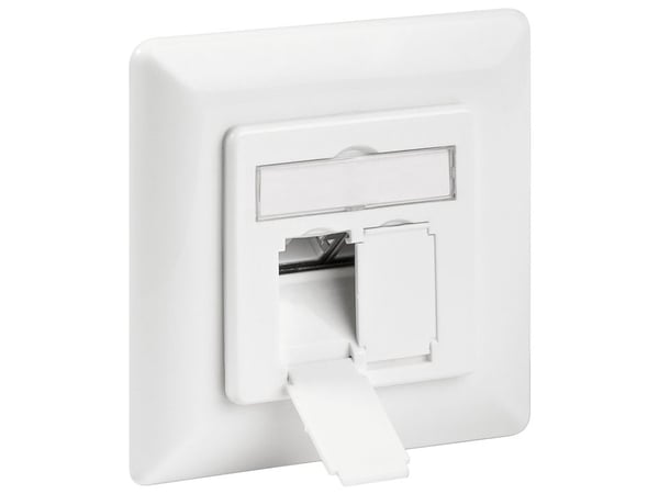 Goobay 68721, RJ-45, 6a, 500 MHz, Valkoinen, 1 kpl