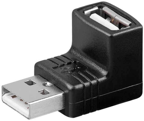 Goobay USB A M/FM, USB A M, USB B FM, Sort