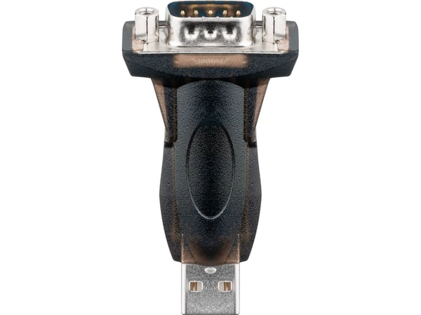 Goobay 69822, USB, RS-232, 1,5 m, Sort