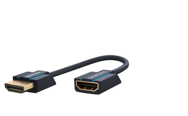 ClickTronic 70700, 0,1 m, HDMI Type A (Standard), HDMI Type A (Standard), 3D, 10,2 Gbit/s, Fiolett