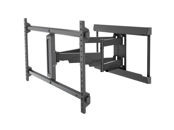 Goobay Fullmotion, 200 x 100 mm, 800 x 405 mm, -10 - 5°, -60 - 60°, 3°, Svart