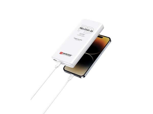 Batteribank Skross RELOAD 20 PD 65W, hvit