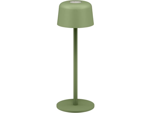 Trådløs LED-bordlampe, størrelse S, 25 cm, grønn