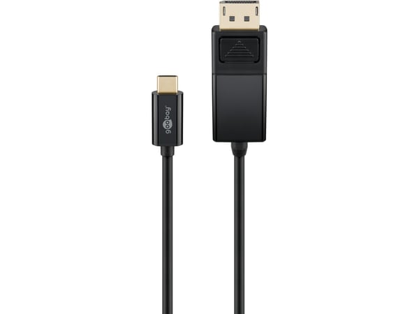 goobay - Ulkoinen videosovitin - USB-C - DisplayPort - musta - tukkumyynti