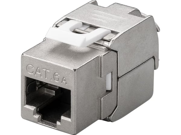 Goobay 90864, Platt, Silver, RJ-45, IDC, Honkoppling, 10GBase-T