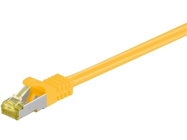 Goobay 91611, 3 m, Cat7, S/FTP (S-STP), RJ-45, RJ-45, Gult