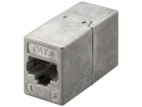 goobay - Kopplingsdon för nätverk - RJ-45 (hona) till RJ-45 (hona) - CAT 6