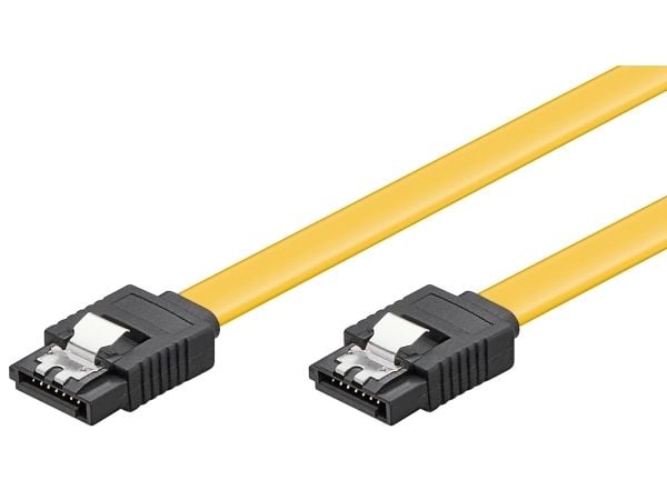 Goobay 0.50m HDD SATA, 0,50 m, Hankjønn/hankjønn, Gult