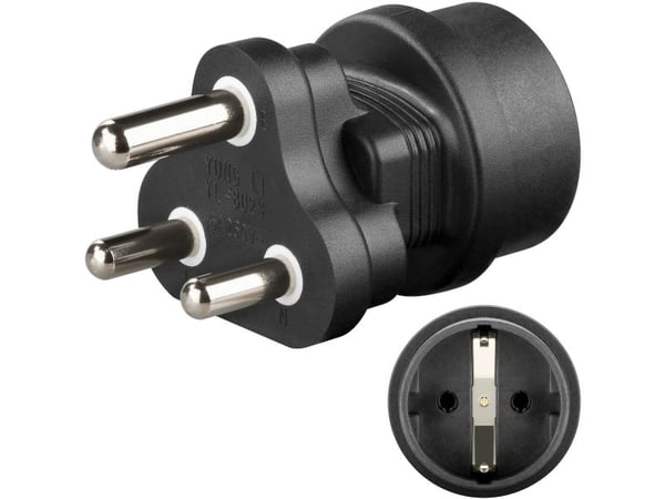 Goobay 95412, Typ F, Typ M, Rak, Rak, 250 V, 10 A