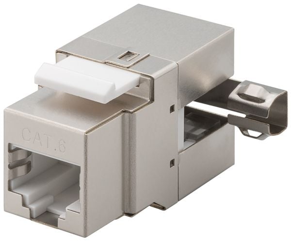 Goobay 95901, Flat, Sølv, RJ-45, IDC, Hunkjønn, Cat6