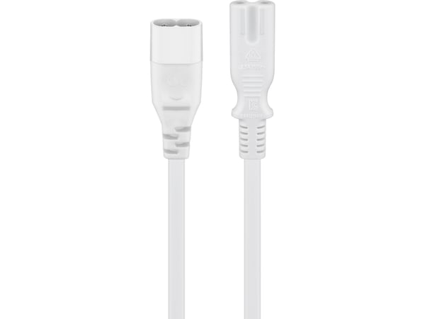 Goobay 97200, 2 m, C8 liitin, C7 liitin, H03VVH2-F, 250 V