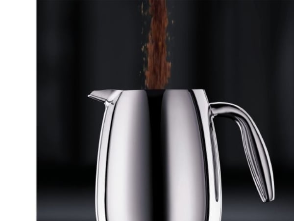 BODUM Columbia - Fransk press - Storlek 13.5 x 18.5 cm - Höjd 21 cm - 1 L - skinande